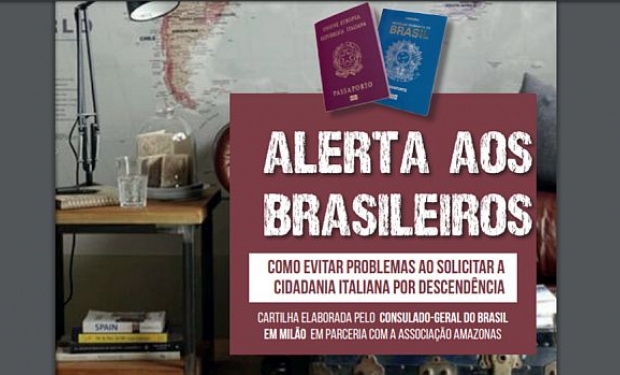 Alerta aos brasileiros que buscam a Cidadania direto na Itália