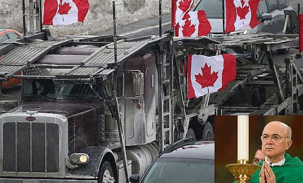 Mensagem do Monsenhor Viganò aos caminhoneiros canadenses