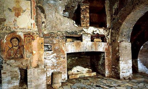 A arte cristã primitiva nas catacumbas de Roma