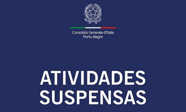 Consulado da Itália em Porto Alegre suspende atividades